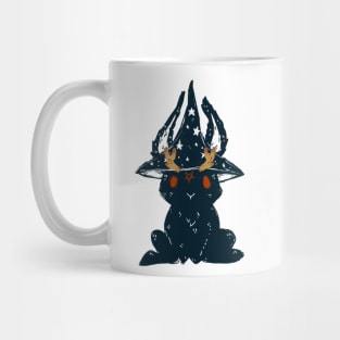 Witch hat bunny cute and spooky halloween 2022 decoration ink drawing Mug